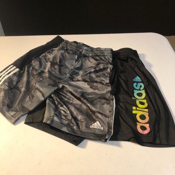 Adidas Boys Shorts, 2 pair bundle, Size Large - Picture 1 of 12
